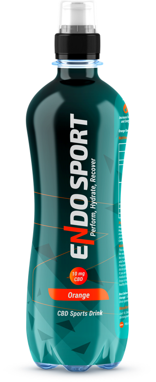 FREE DELIVERY CASE 12x Endo Sport Orange CBD Sports Drink 500ml RRP £21.99 CLEARANCE XL £9.99